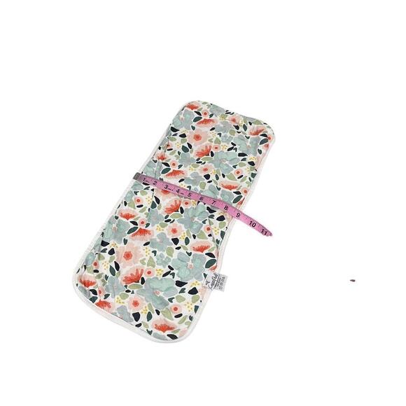 Copper Pearl Baby Boutique Multicolor Floral Cotton Burp Cloth Girl - Picture 6 of 6